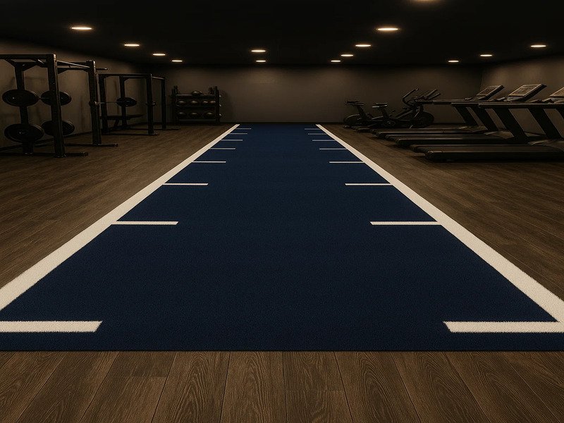 Image fractionnée montrant un ski de luge propre sur du gazon et un ski rayé et endommagé sur du béton.